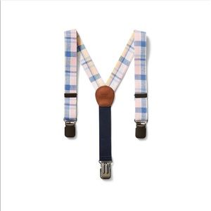 Janie and Jack Plaid Suspenders - NWT